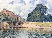 Brucke von Hampton Court Alfred Sisley